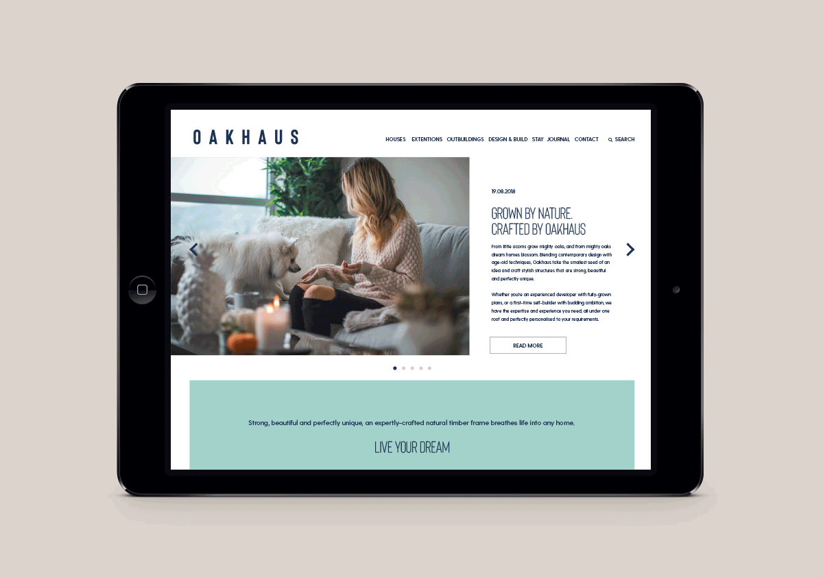 Oakhaus - Simplifying a complex brand